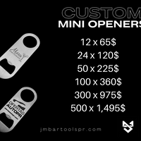 Custom mini Openers