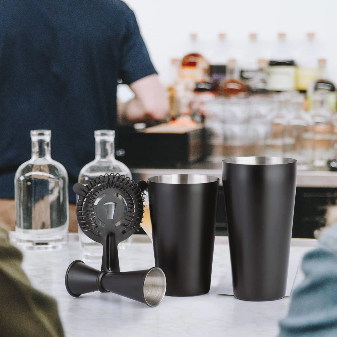 Matte Black Shaker Set