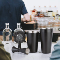 Matte Black Shaker Set