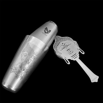 Budda Shaker & Strainer Set